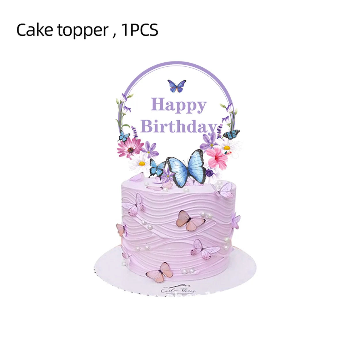 Butterfly Party Decor Colorful Glittering Tablecloths Butterfly-Shaped Plates Napkins Spring Picnic Camping Birthday Party Decor