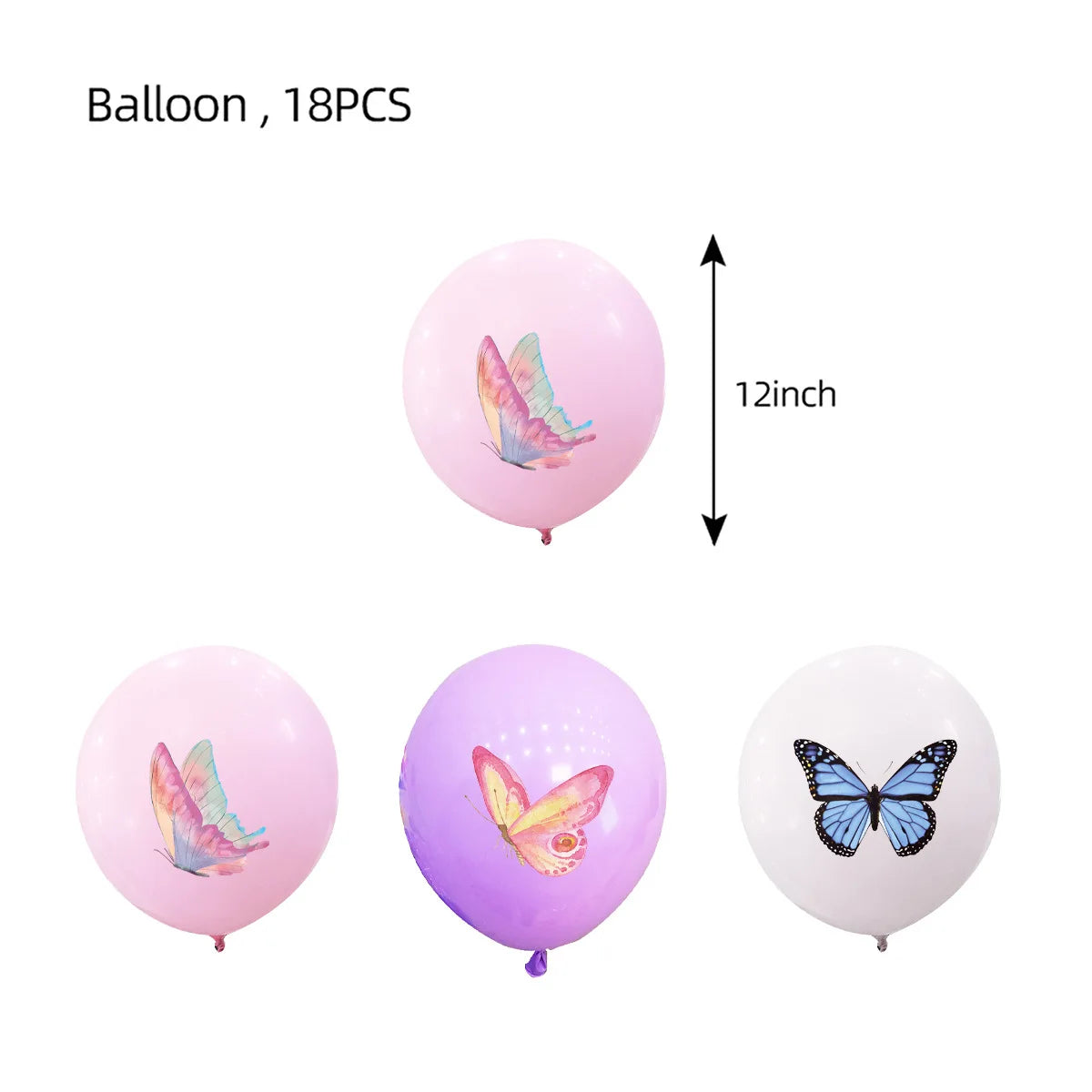 Butterfly Party Decor Colorful Glittering Tablecloths Butterfly-Shaped Plates Napkins Spring Picnic Camping Birthday Party Decor